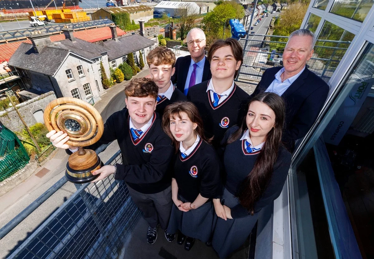 Students of Coláiste Chiaráin ‘Connecting our future’
